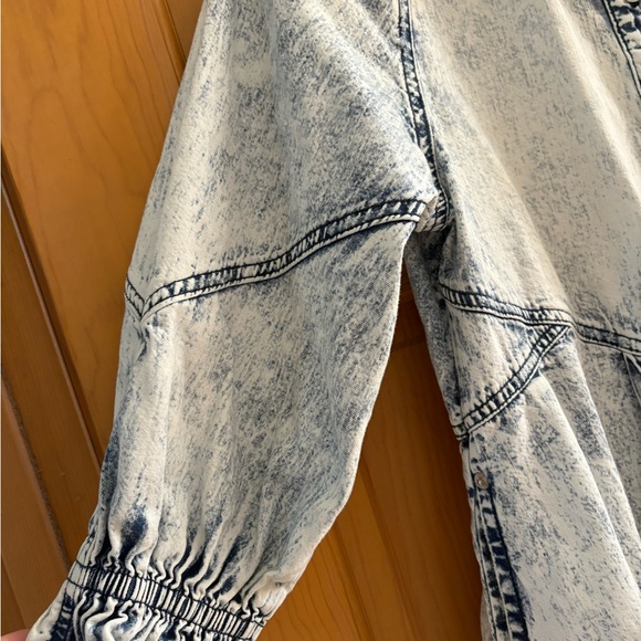 Free People We The Free Hannah Denim Mini Dress - Picture 5 of 6